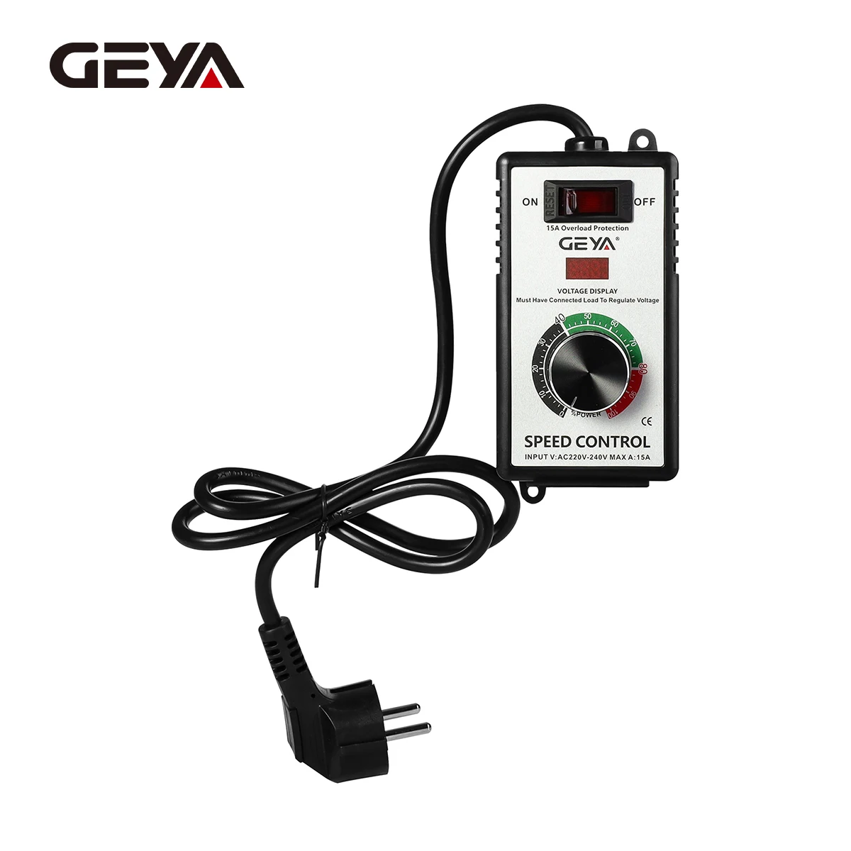 

Variable AC Motor Stepless Speed Controller & Fan Speed Switch Electric Router Angle Grinder Governor Voltage Regulator Switch