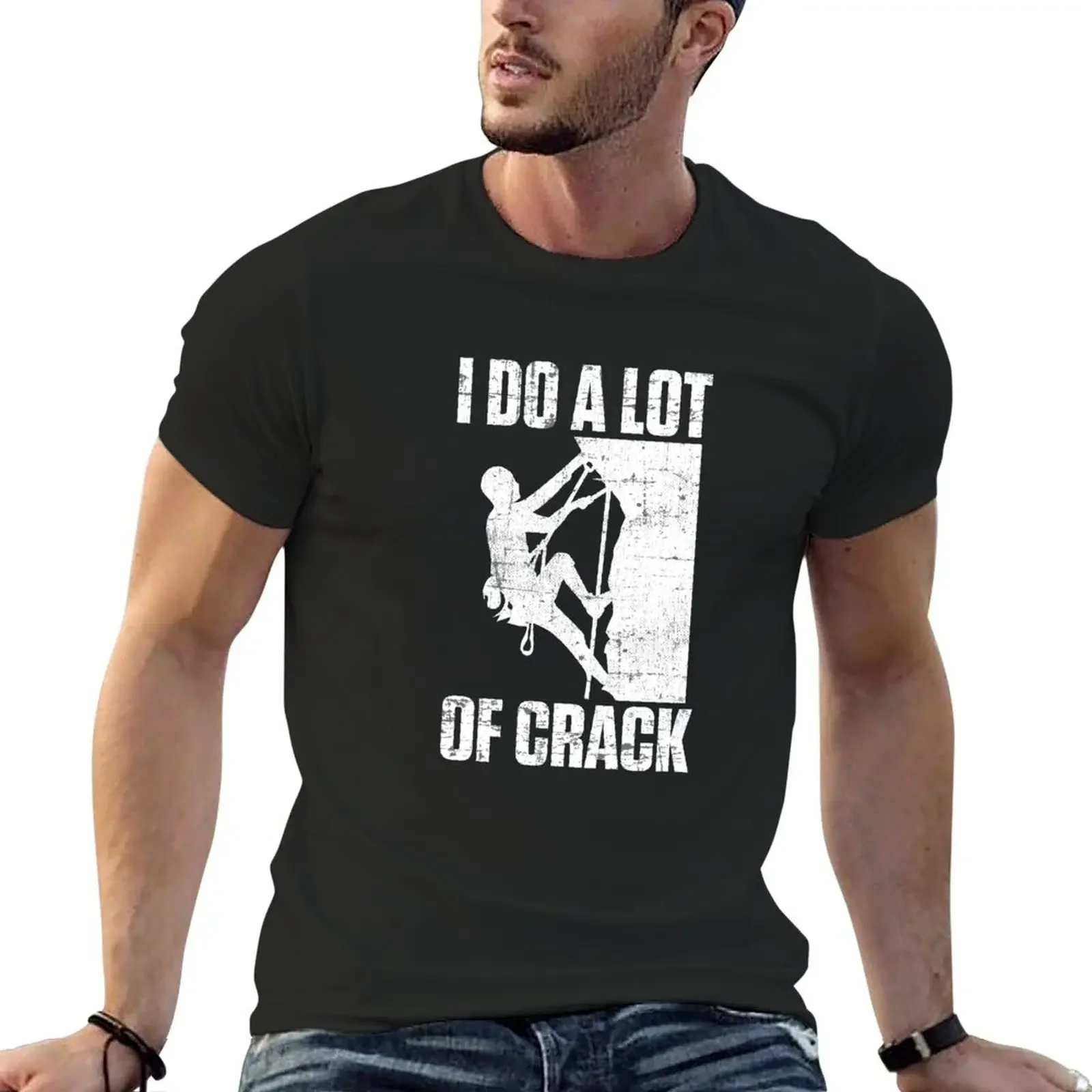 I Do a Lot of Crack T-Shirt cute clothes quick-drying summer tops men clothes