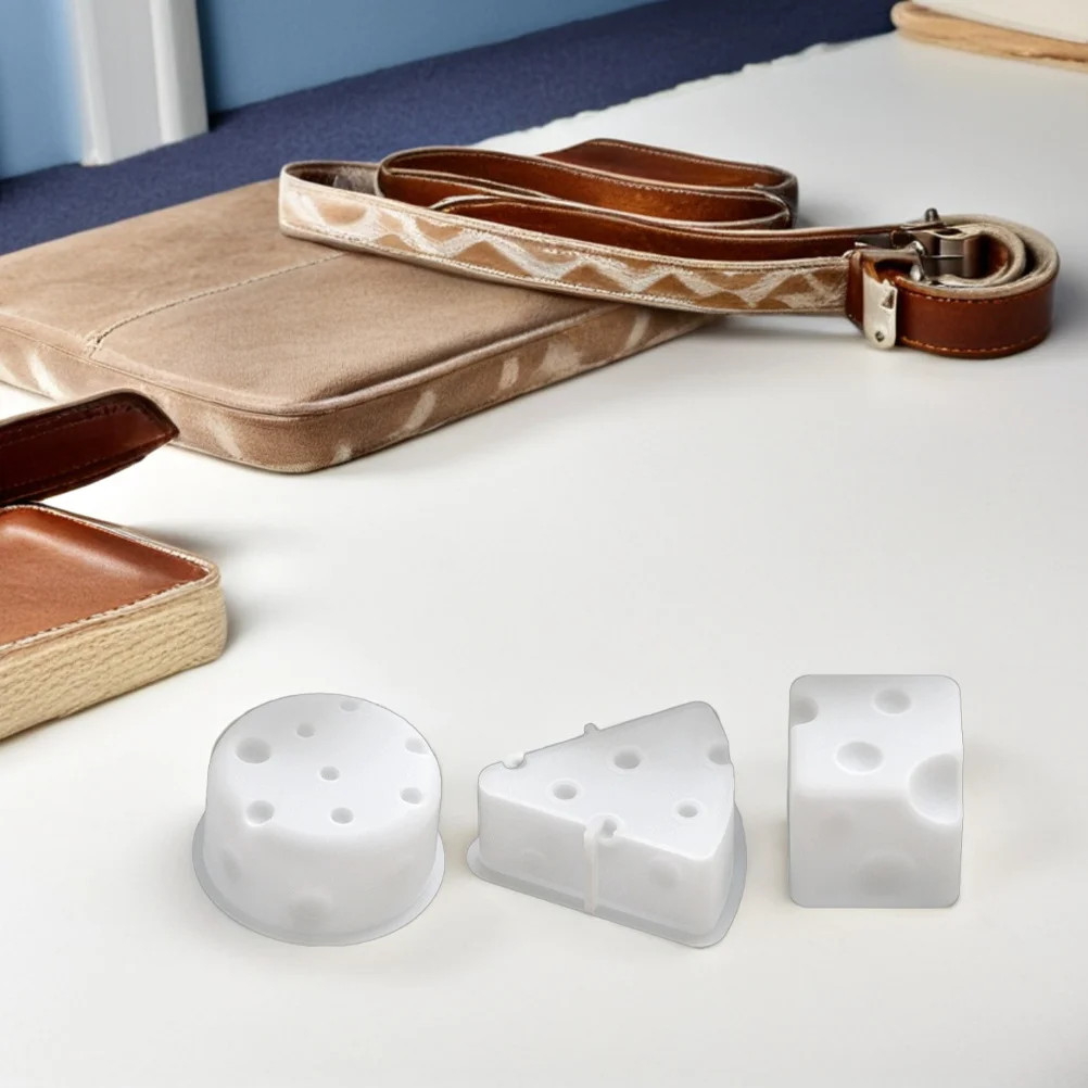 

3Pcs DIY Cheese Mold Silicone 3D Moulds for Wax Beeswax Scented Aromatherapy Making Decoration Silicone Moulds