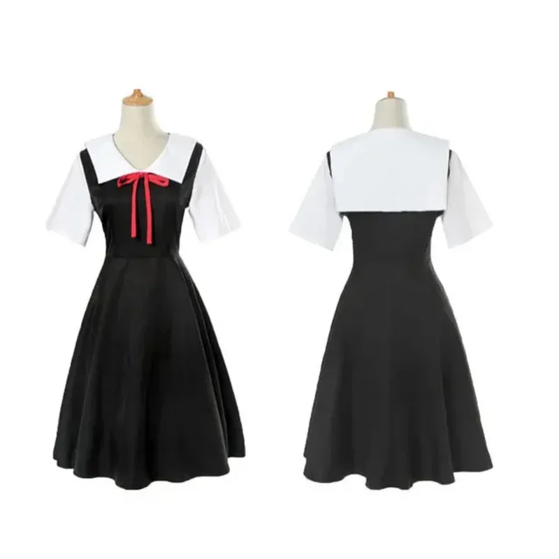 -- Sama: Love is War Kaguya Shinomiya Dresses Cosplay Chika Costume Girl School Uniform Women Dress. G5233