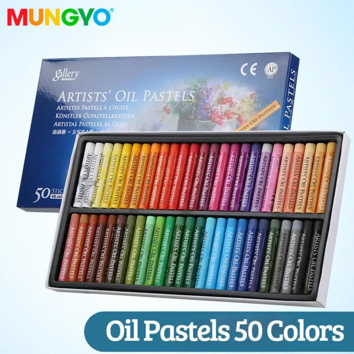 Korean Ally Oil Pastels,12-50 Colors Washable Soft Crayons,Artist Oil Painting,Diary,Notebook,Drawing Art Stationery Supplies