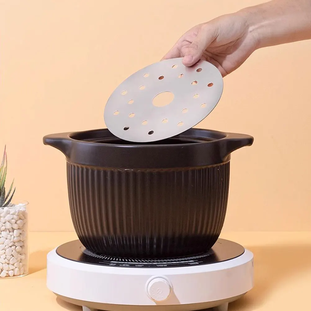 

Stainless Steel Heat Conduction Sheet Fast Thermal Conducting Plate For Induction Cooktop Kitchen Utensil Cookware