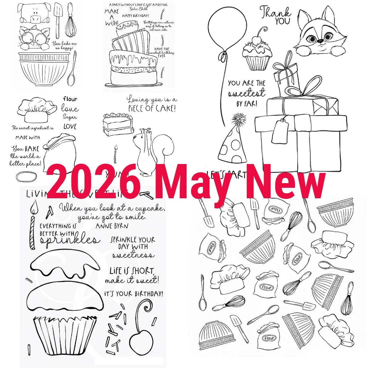 Secret Ingredient Baking Background Silicone Stamps Diy Scrapbook Diary Decoration Embossed Paper Card Album Craft Template New