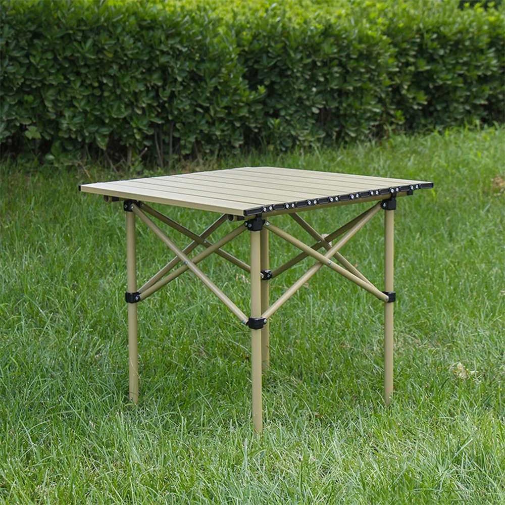 Aluminum Alloy Folding Table Outdoor Camping Portable Barbecue Table Outdoor Fishing Traveling Picnic Table Ultralight