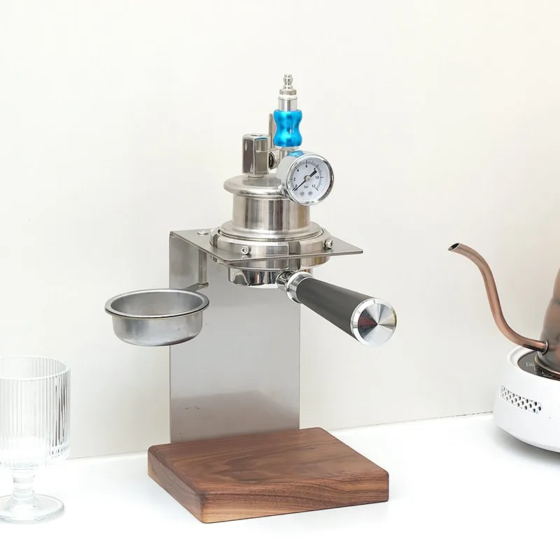 58Mm Pneumatic Manual Espresso Machine Portable Hand‑held Coffee Maker For Outdoor Camping Semi‑Automatic Concentrated Coffee
