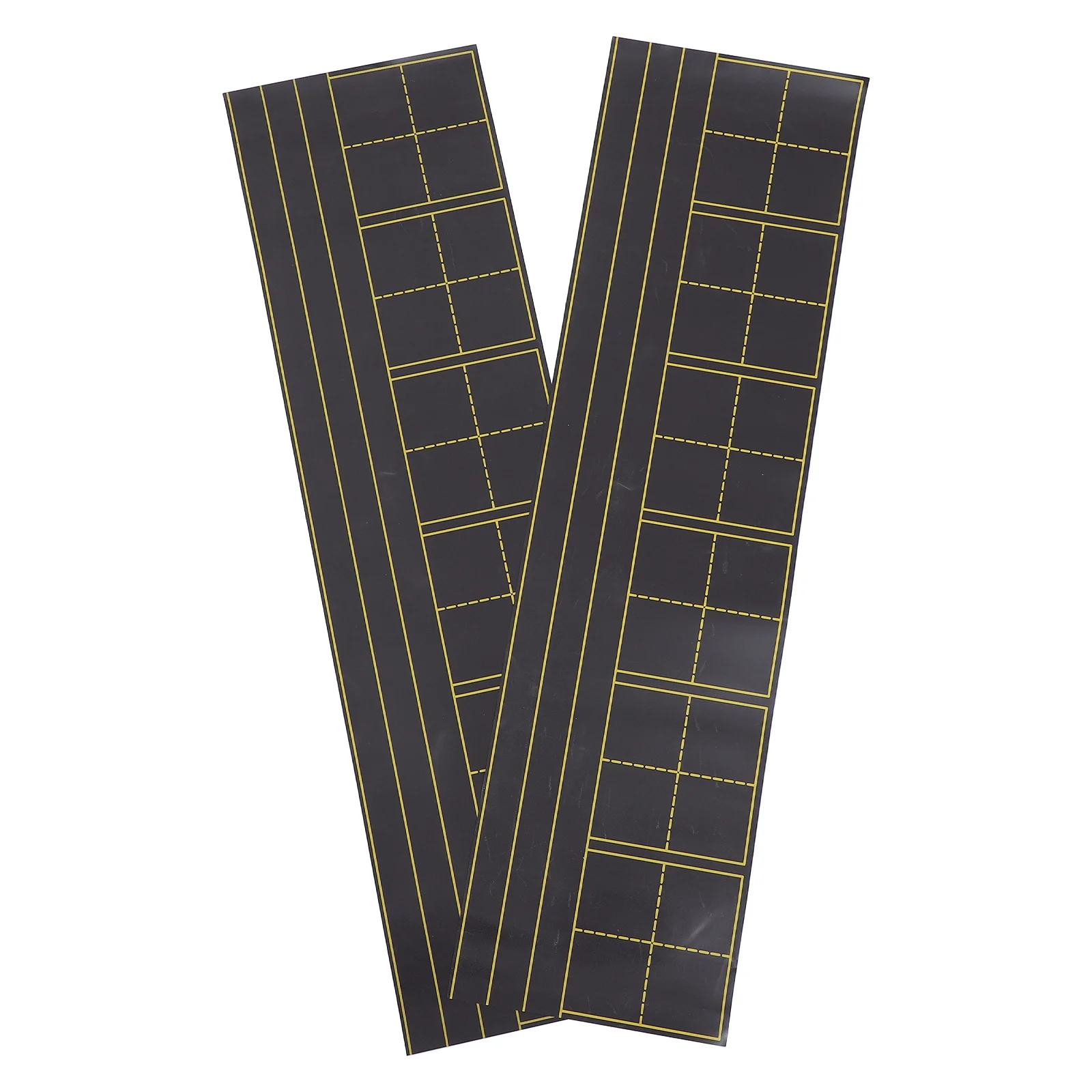 2Pcs Magnetic Blackboard Kids Writing Board Stickers Erasable Fridge Message Saving Practical Design