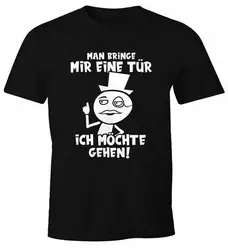 Mens T Shirt Bring Me a Door I Want to Go Fun Saying