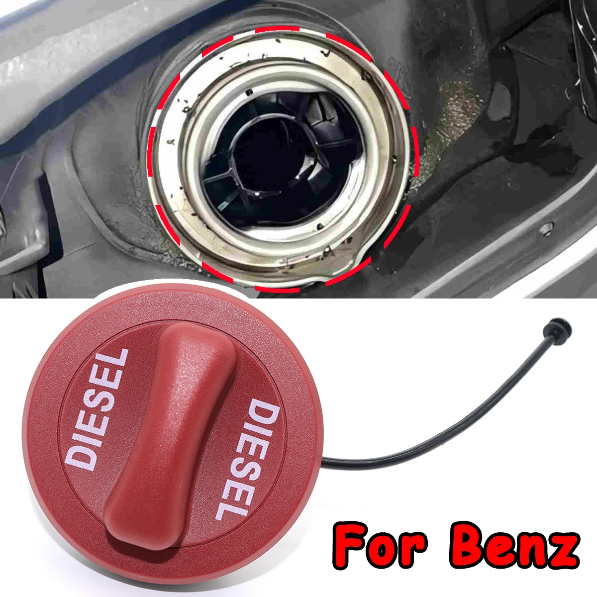 A2224700105 Diesel Fuel Tank Cap For Benz E-Class A238 C238 W213 T-Model S-Class W222 V222 X222 GLA-Class X156 GLC X253 C253