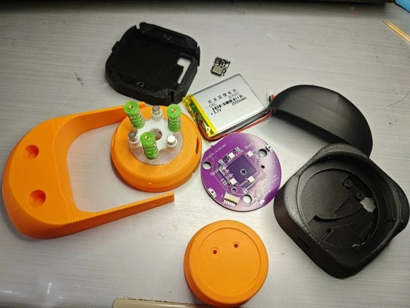 Custom Spacekat 3D Space Bluetooth Mouse Wireless Mouse 3D Model CAD Design Compatible with 3Dconnexion Game Laptop Accessories