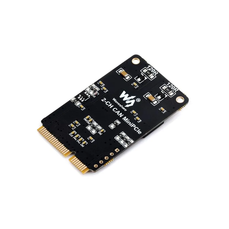 

Waveshare2-CH CAN MiniPCIe,Supports Decoding And Analyzing Function of Multiple CAN Protocol,High-performance Hardware Solution
