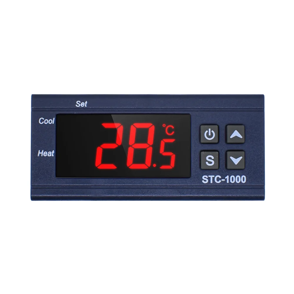 STC-1000 STC-3000 12V 24V 220V Digital Temperature Controller Thermostat Thermoregulator incubator Relay LED 10A Heating Cooling