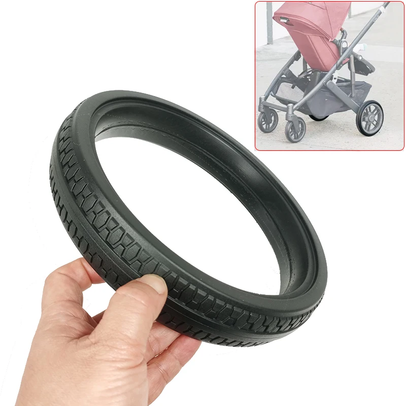 Pneus para Uppababy Cruz V2, Roda Traseira, PU Tubeless, Pushchair Pneu Tampa, Substituir Acessórios, Carrinho de Bebê