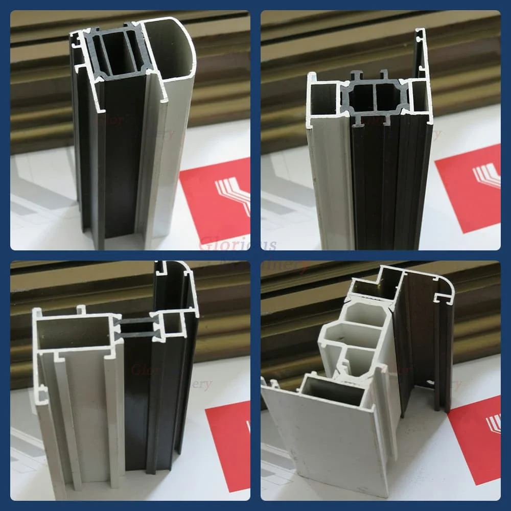 Glorious Machinery Broken Bridge Aluminum Alloy Window Hardware Automatic Roll Forming Machine PLC Engine for UPVC/PVC Materials
