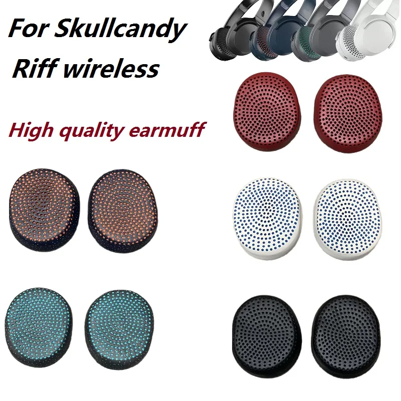 Ohrpolster für Skullcandy Riff Bluetooth Wireless Kopfhörer Ersatz hochwertige Ohrenschützer Ohrpolster Ohrpolster