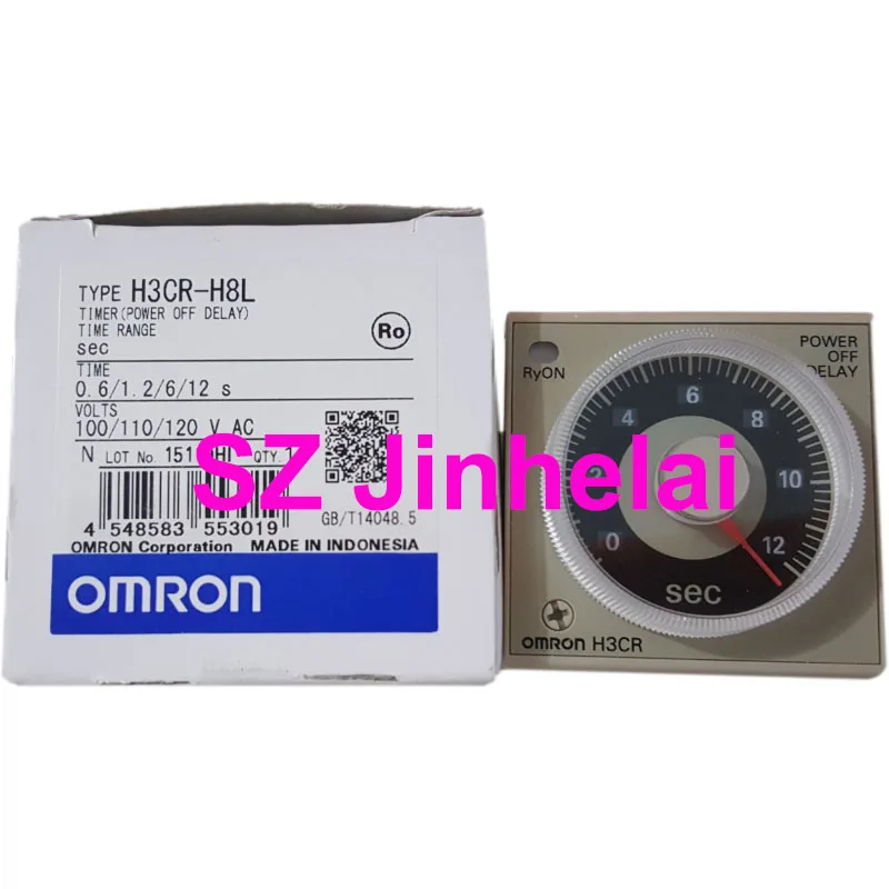 

Authentic Original Omron Time Relay H3CR-H8L 24VDC 240VAC 110VAC POWER OFF DELAY TIMER S M