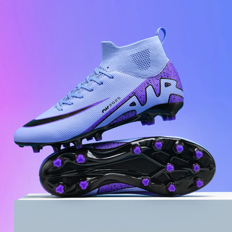 

FG/TF Men Football Shoes High Quality Women Soccer Shoes Professional Original Comfortable Ultralight Studded Football Boots