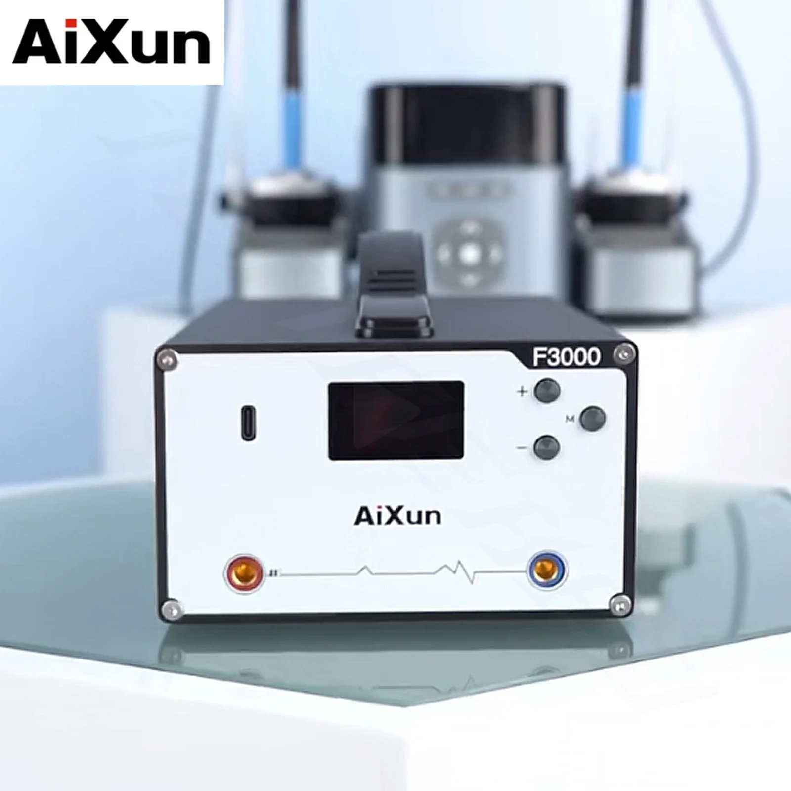 JCID Aixun F3000 Portable Farad Capacitor Spot Welder, Lithium Battery Welding Machine, Double Pulse Solder, Nickel Plated Weldi