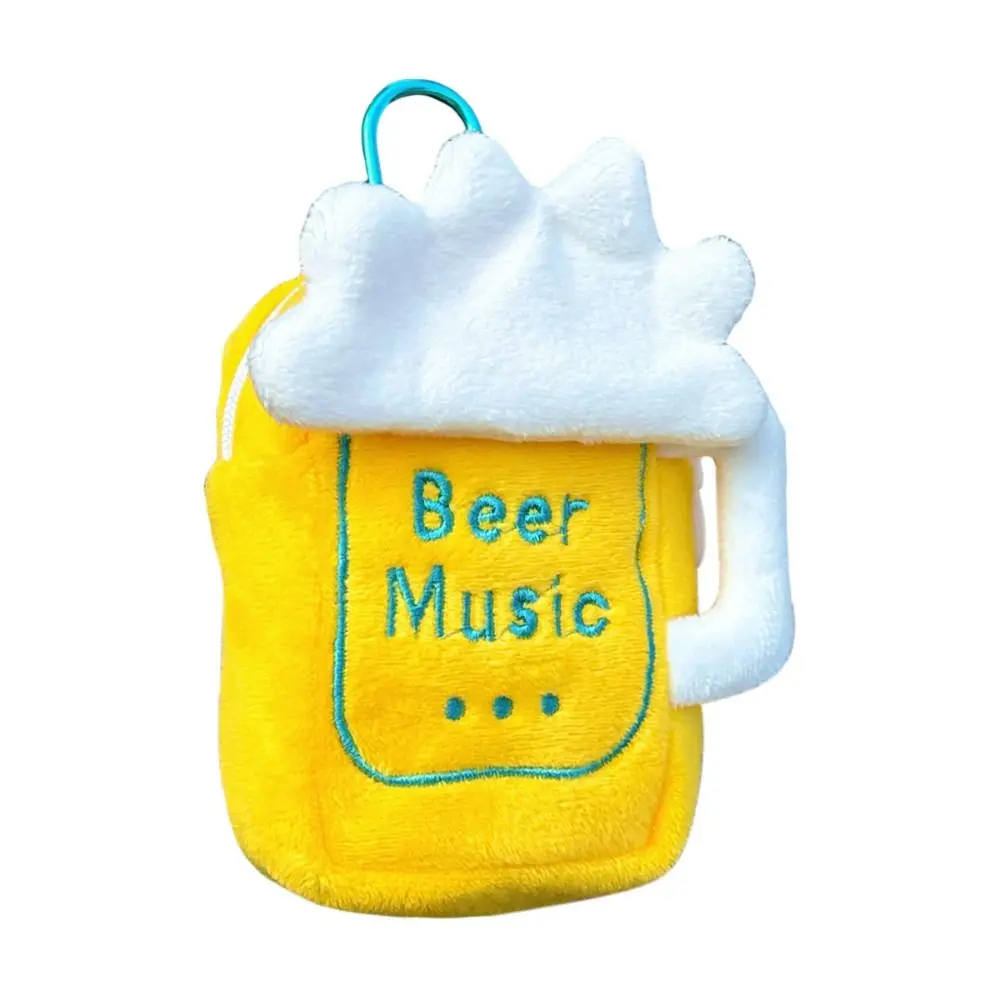 Kawaii Round Coin Purse Coin Pouch Burger Earphone Bag Mini Storage Bag Small Wallet Cute Keychain Gifts