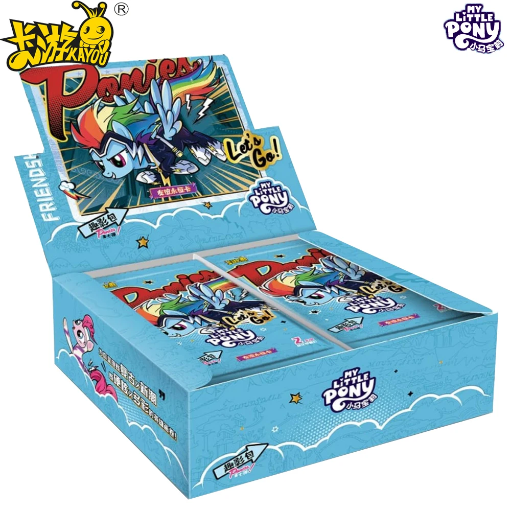 

Genuine Kayou My Little Pony Collectible Card Classic American Animation Protagonist Magic Friendship Party Creative Cards Gifts