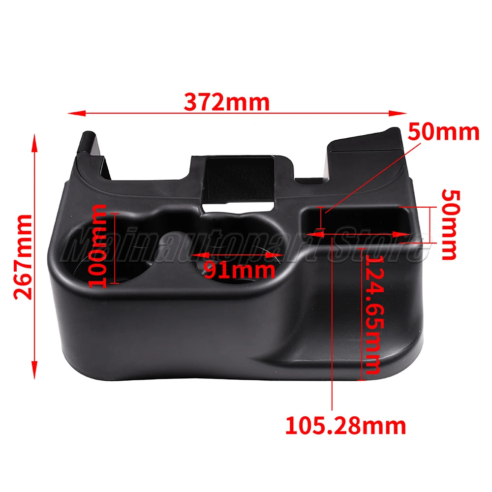 SS281AZAA  Car Cup Holder Center Console Organizer For 99 2000 2001 Dodge Ram 1500/2500/3500 3J