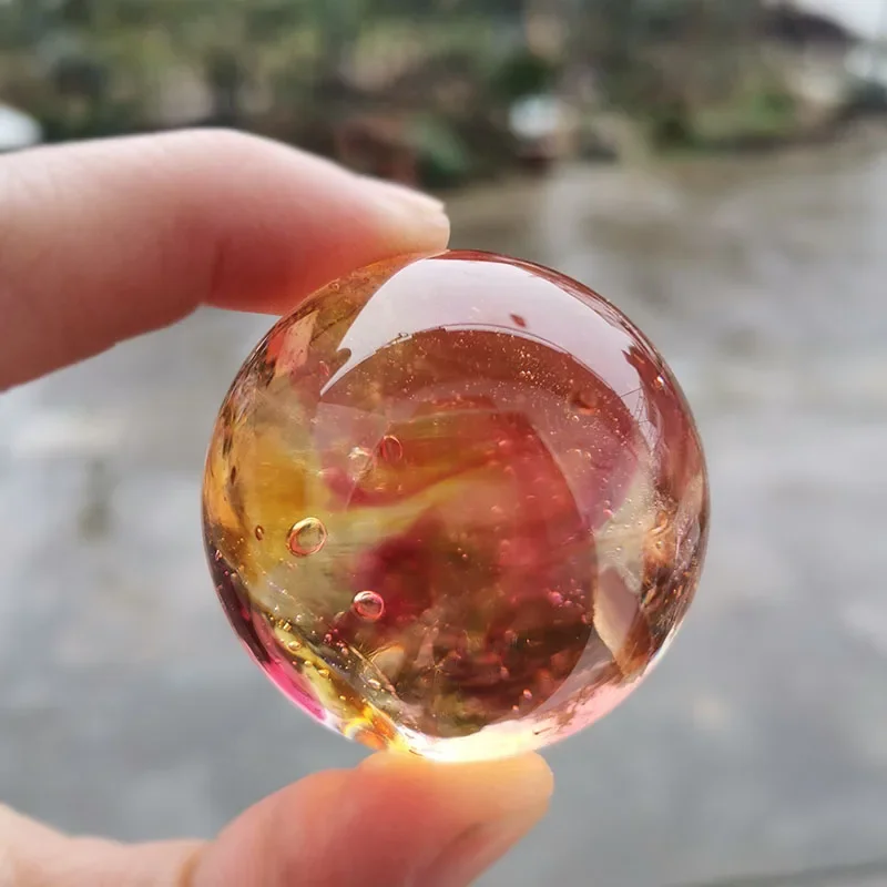 Sphère de cristal de 40 mm en verre émaillé, figurine de dragon, presse-papiers, décoration d'intérieur, cadeau d'anniversaire, ornement astronomique de luxe léger