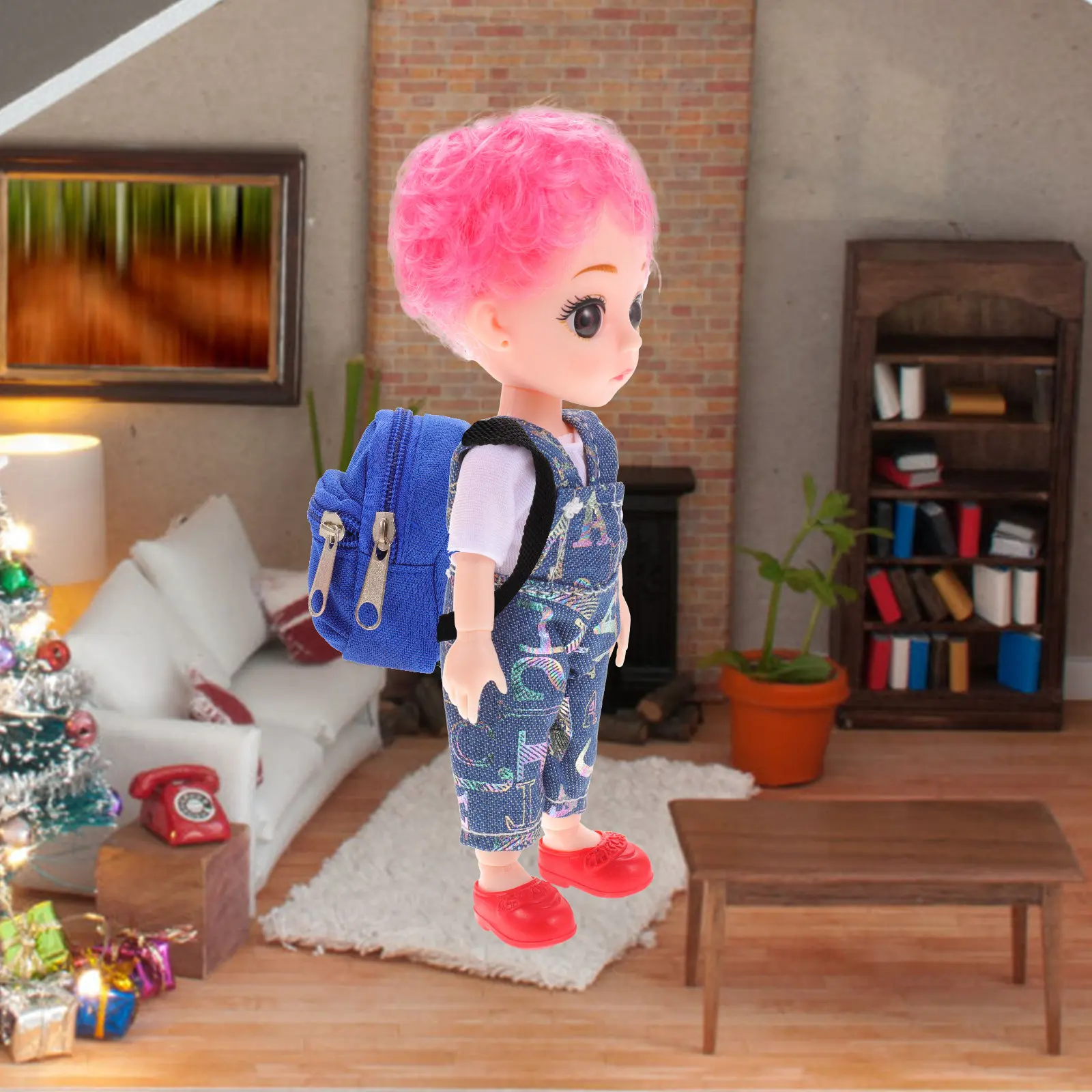 

Miniature Backpack Backpack Photography Props Mini Backpack Toy Costume Ornament Mini Backpack Model