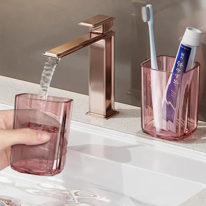 6pcs ETRAVEL 8/ Set Travel Toothbrush Cup Tooth Glass Bathroom Wash Portable Body Shampoo Soap Split Bottle Travel Wash Supplies