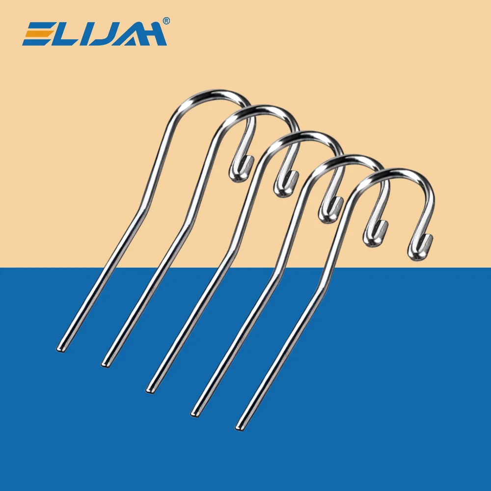 ELIJAH 5/10Pcs/Pack Dental Stainless Steel Lip Hook Tools Dentistry Endo Treatment Measuring Wire Apex Locator Line Fit Tool