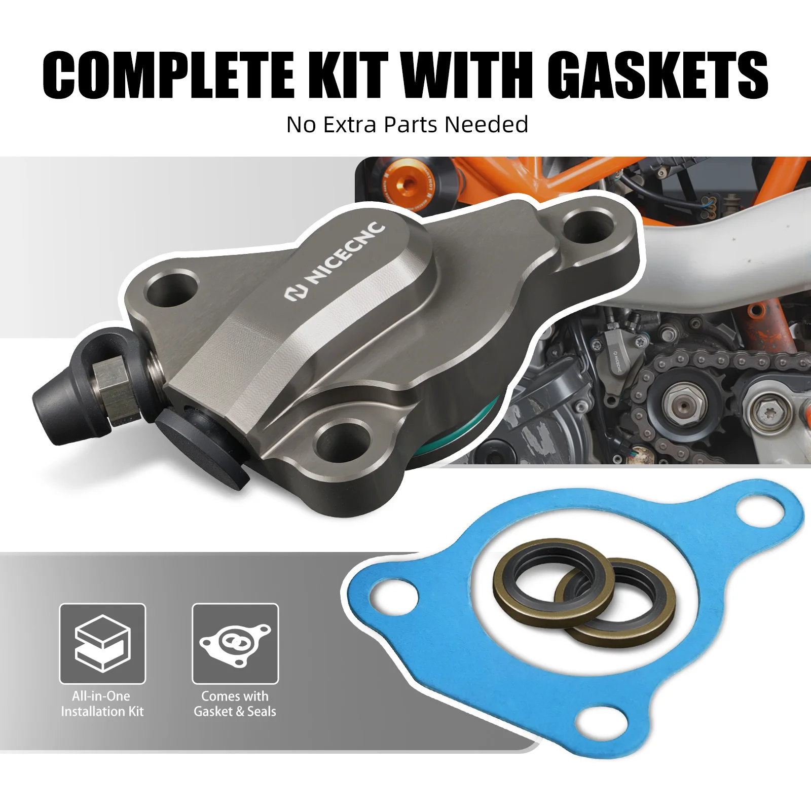 NICECNC مجموعة ترقية اسطوانة القابض الرقيق لـ KTM SMC/DUKE 690R إندورو 690R EXC 300/250/400/450 Husqvarna 701 إندورو GasGas 700