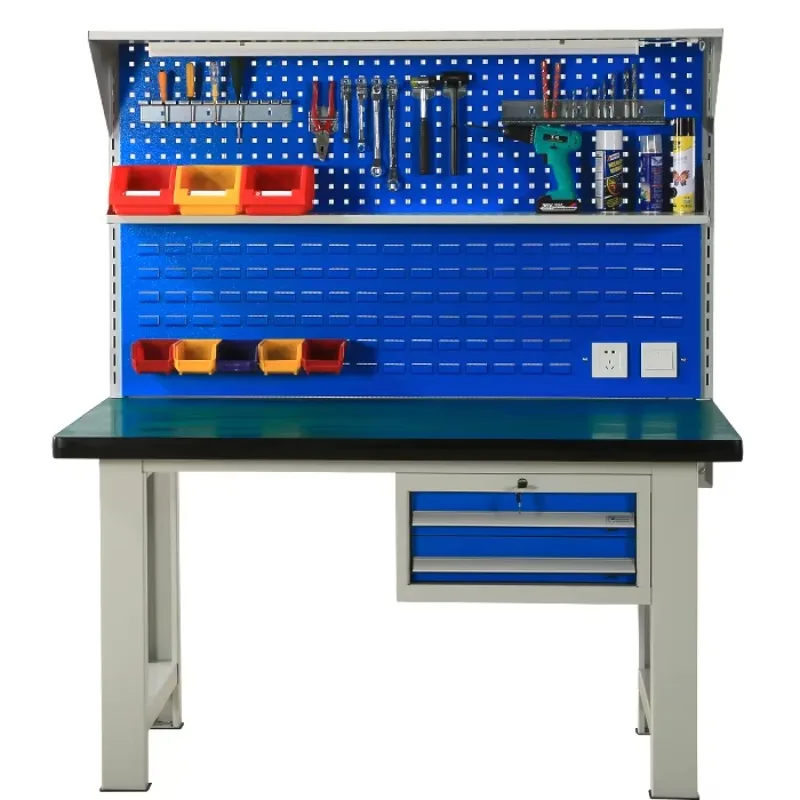 Hot Sell Metal Garage Work Bench ESD Tool Work Table Heavy Duty Workbench With Drawers