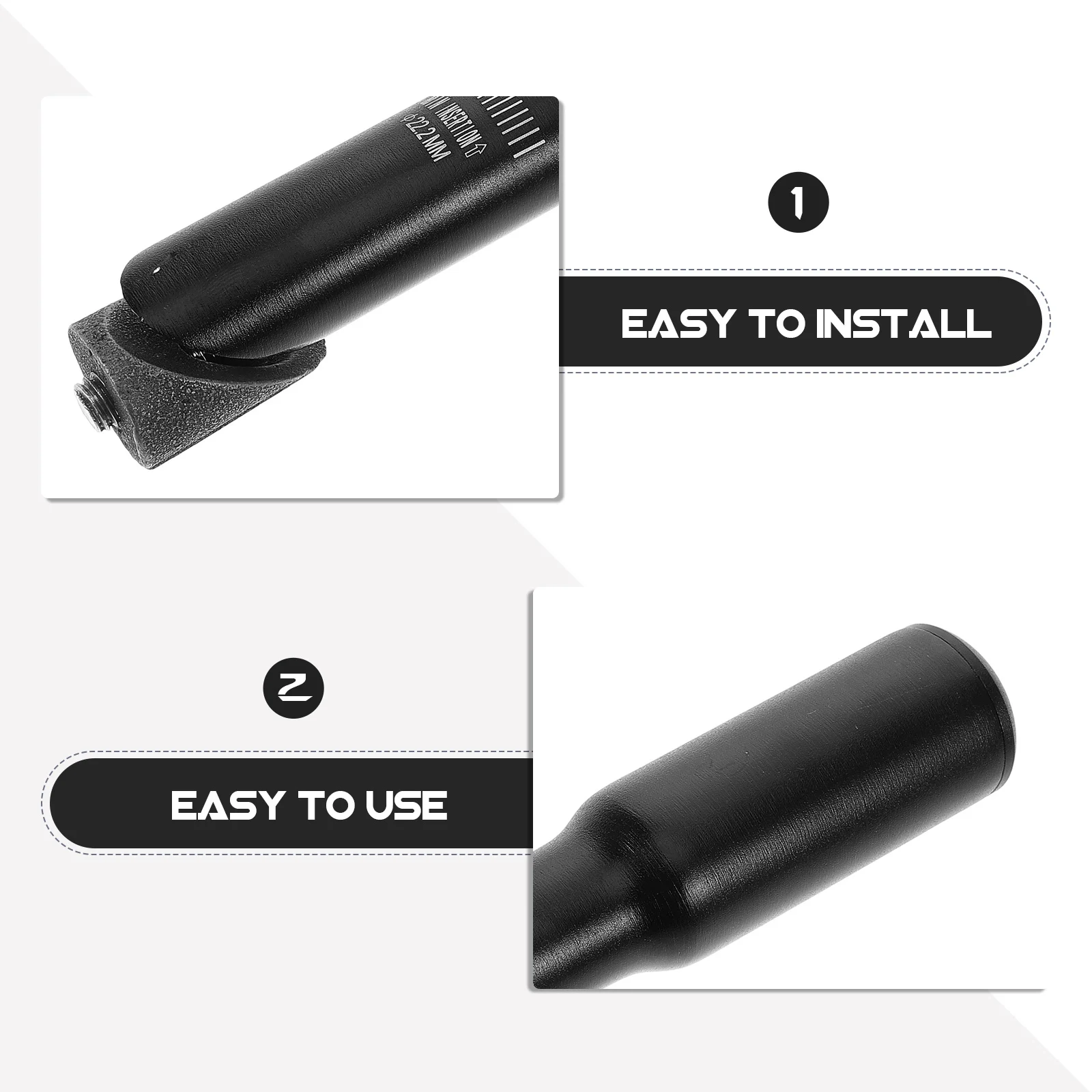موسع مقود مخفي لإصدار طويل من جذع الدراجة لأنبوب توجيه الشوكة الأمامية، وضع مريح لركوب الخيل على الطرق الجبلية #6