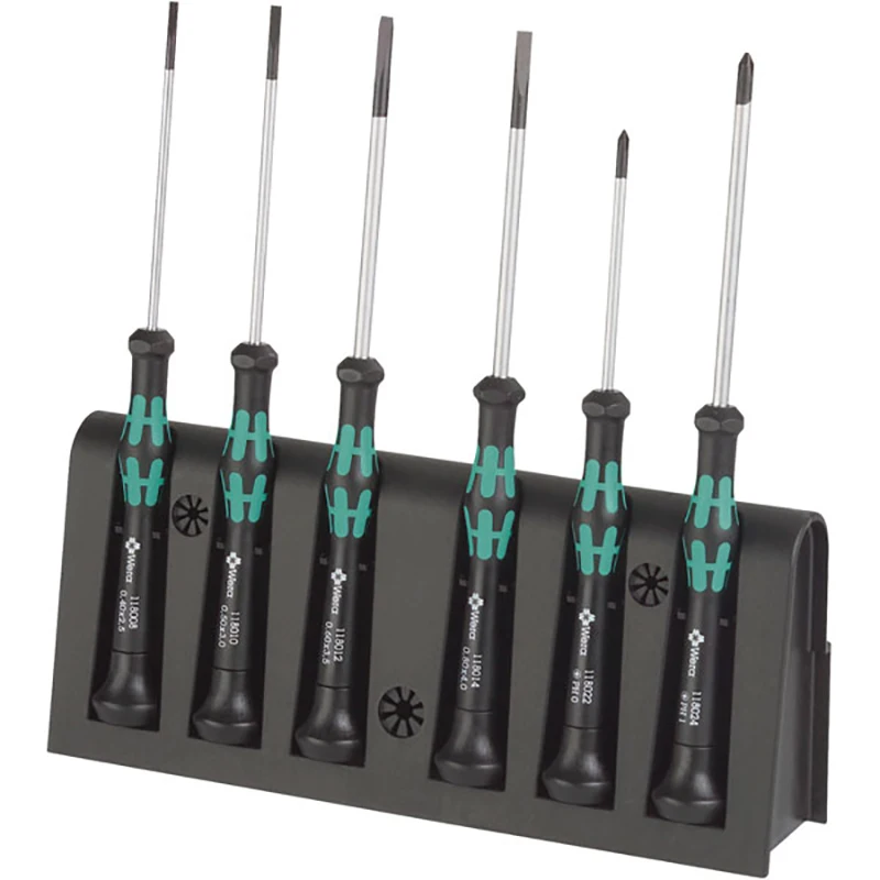 WERA 05118152001 2035/6B Screwdriver Set With Tool Holder Suitable For Electronic Applications Widely Used Convenient And Fast