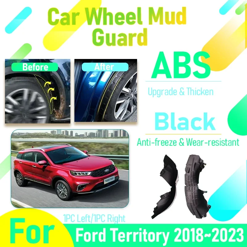 

Car Mud Guards For Ford Territory EV CX743 2018~2023 Antifreeze Door Wheel Fender Flare Flap Mudguards Stylings Auto Accessories