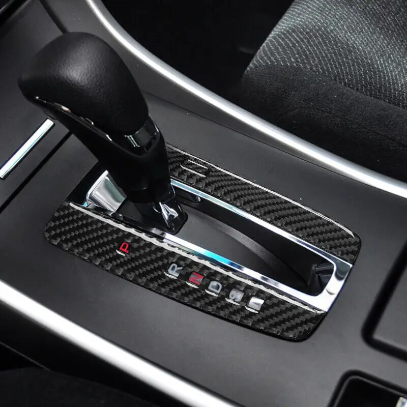 

2Pcs/Set Car Gear Button Sticker For Honda Accord 2013-2017 Carbon Fiber Waterproof Durable Car Interior Accessories