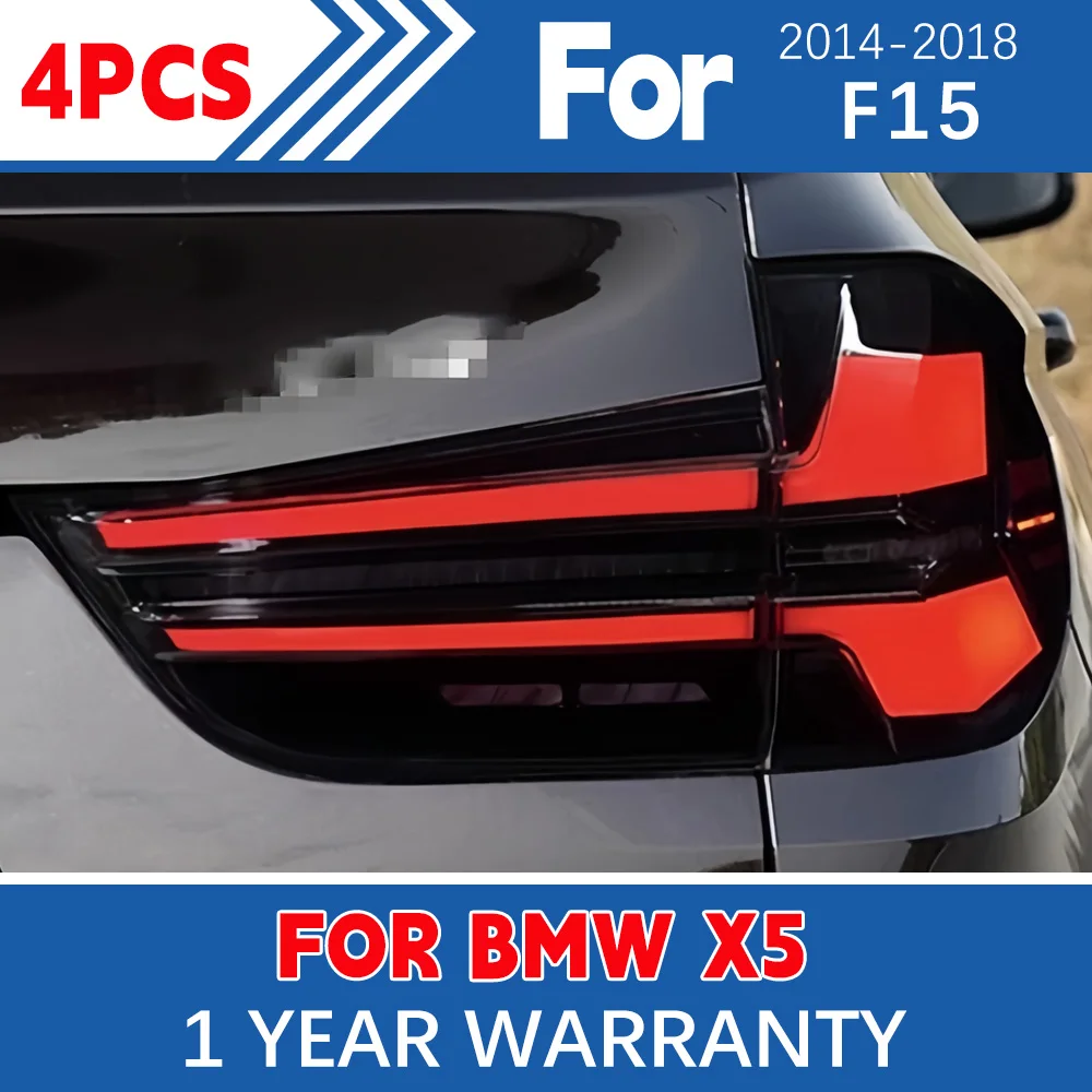 

Для Bmw X5 F15 2014-2018 12 В светодиодные задние тормозные задние фонари для автомобиля, обновление плавного сигнала поворота, задние задние фонари, автоаксессуары