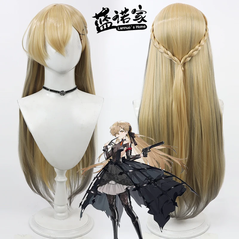 

Аниме для девочек Frontline PPK Cos, парик для косплея, реквизит для Хэллоуина, карнавала, синтетические волосы, термостойкое волокно + шапочка для парика