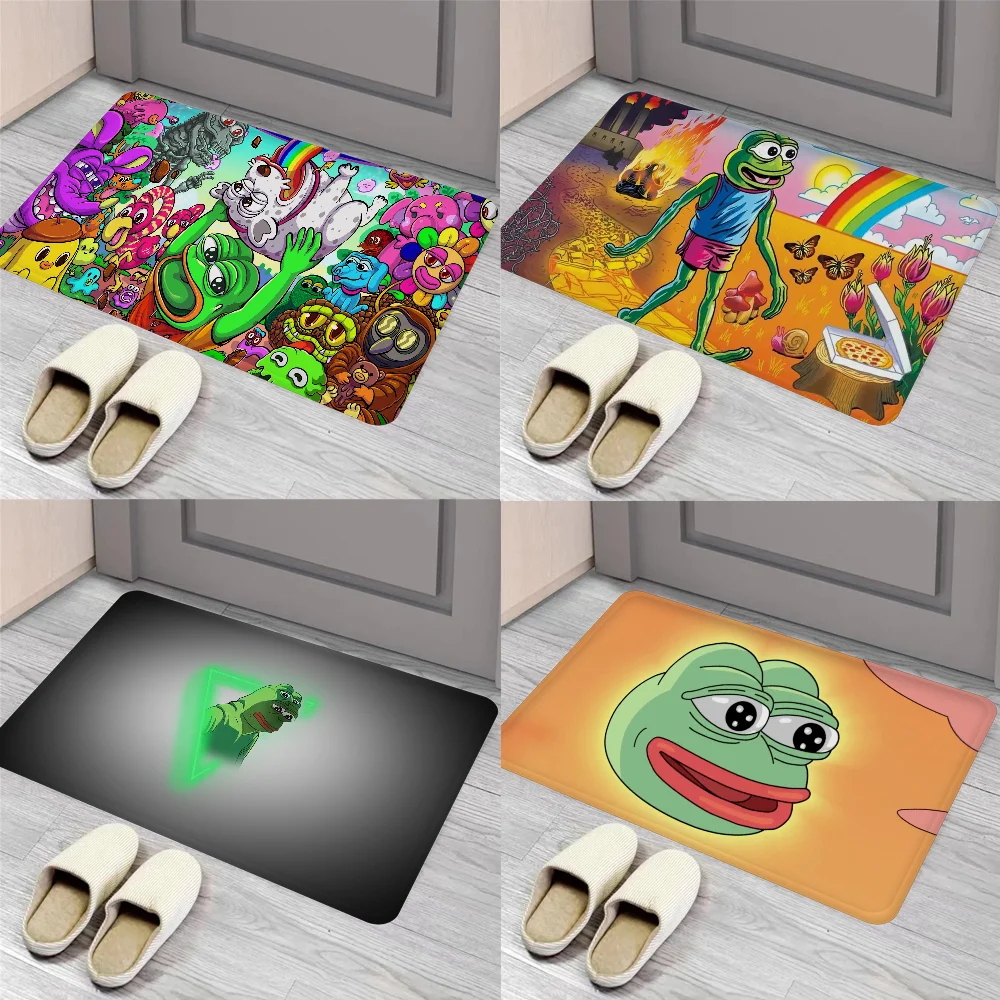 

Pepe The Frog Floor Mat Long Rugs Nordic Style Home Doormat Bathroom-Toilet Mats Bedroom Modern Home Decor