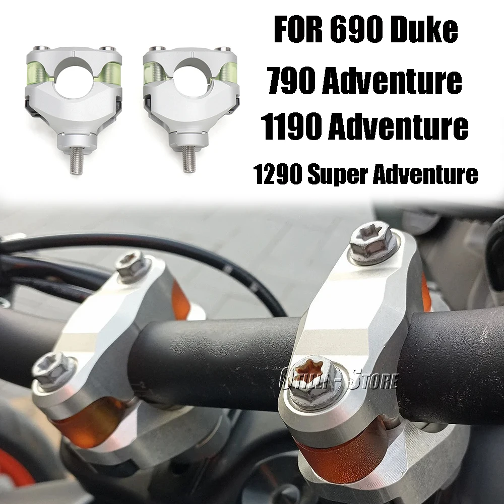 

28mm Handlebar Risers Mounting Bar Adjustable Progressive Handlebar Damping For 690 Duke 790 Adv 1190 ADV 1290 Super Adventure