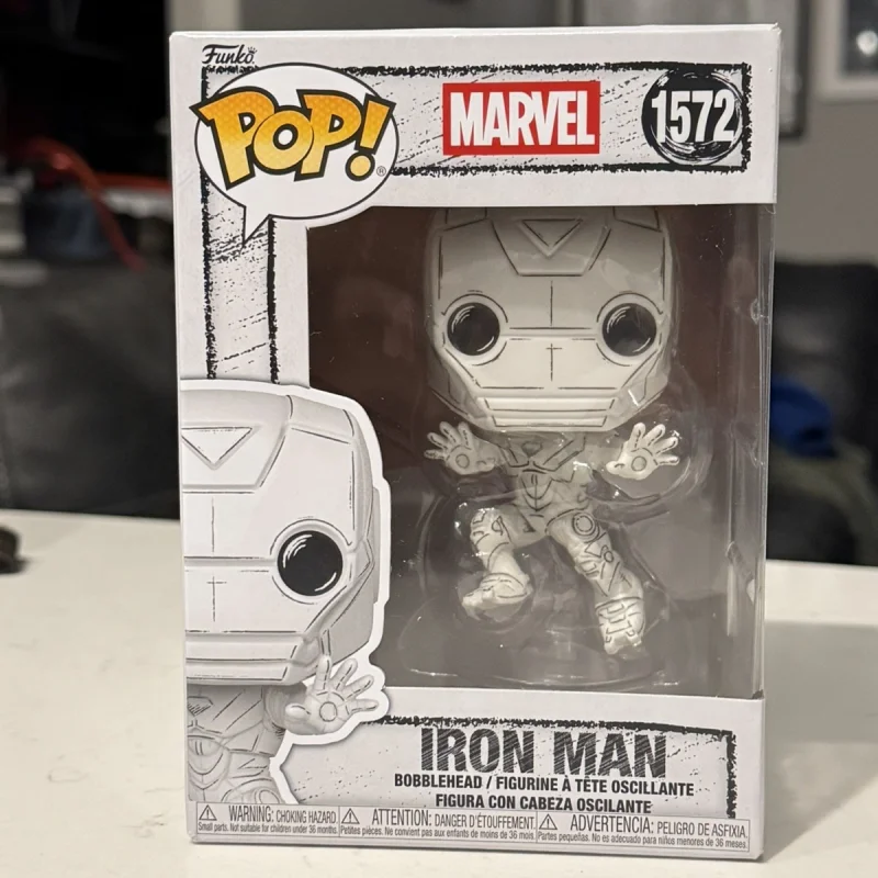 Funko POP Marvel Hand-Drawn Sketch Version Scarlet Witch Iron Man Spider-Man Wolverine Figure Collectible Ornament Toy Gift - view 2