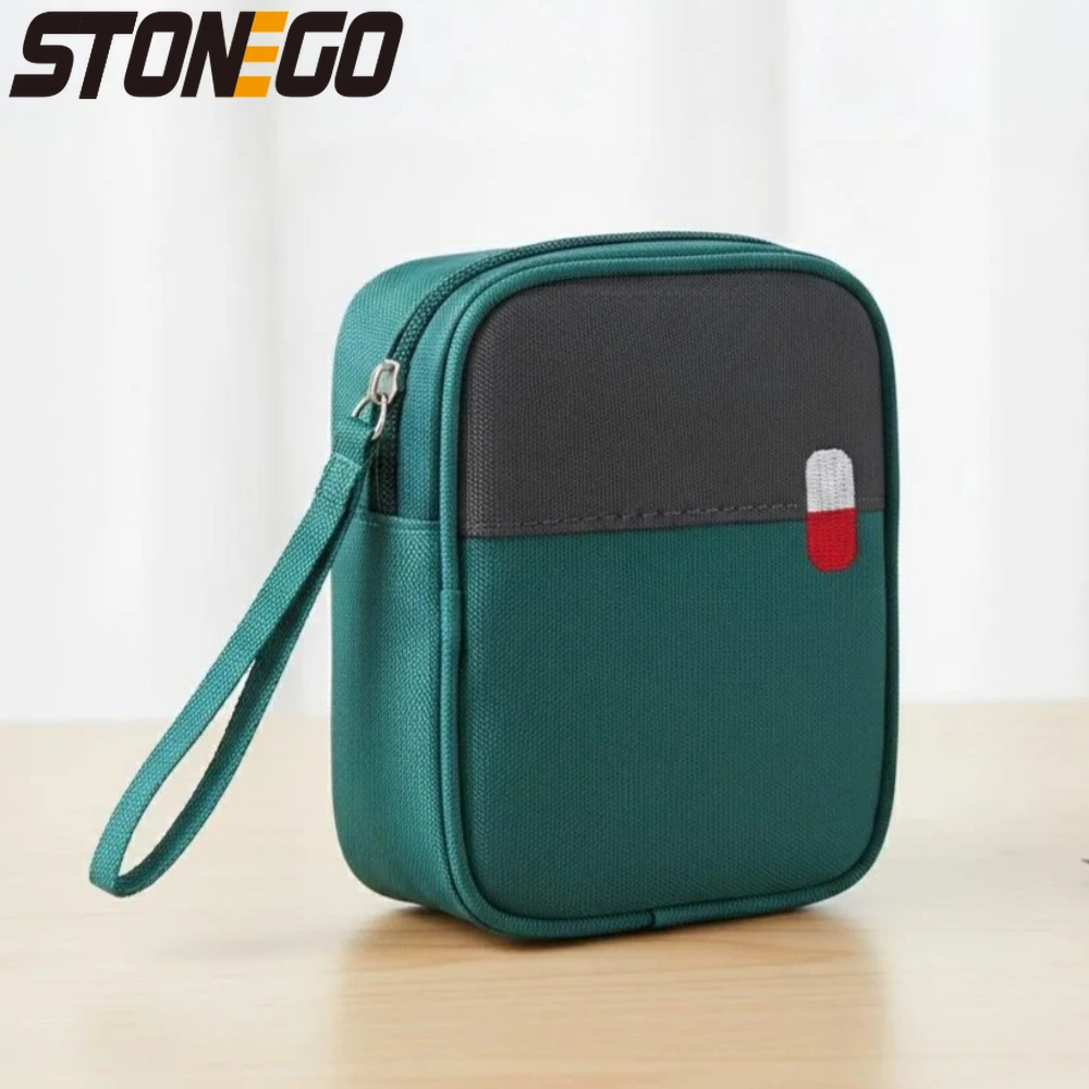 Portable Medical Kit - Compact First Aid and Medicine Storage Box for Travel Home Outdoor Use Healthcare