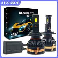 Latest 200W H7 LED H4 Car Headlight Bulbs H1 H3 H8 H9 H11 9005 9006 9012 HIR2 9007 9008 H13 H16 880 881 5202 Lamp 6500K Canbus