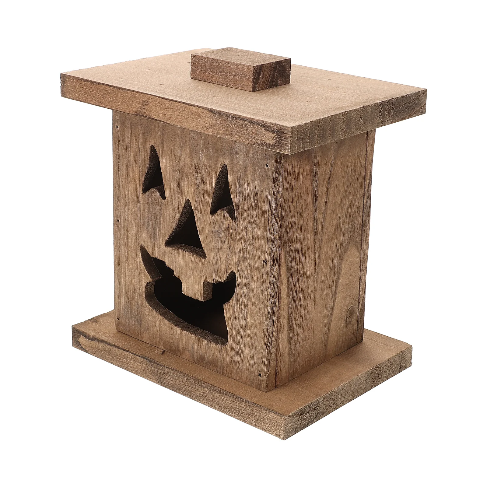 

Halloween Wood Ghost Decor Simulation Ghost Decoration Pumpkin Element Detailed Craftsmanship Stability Durability Home Party