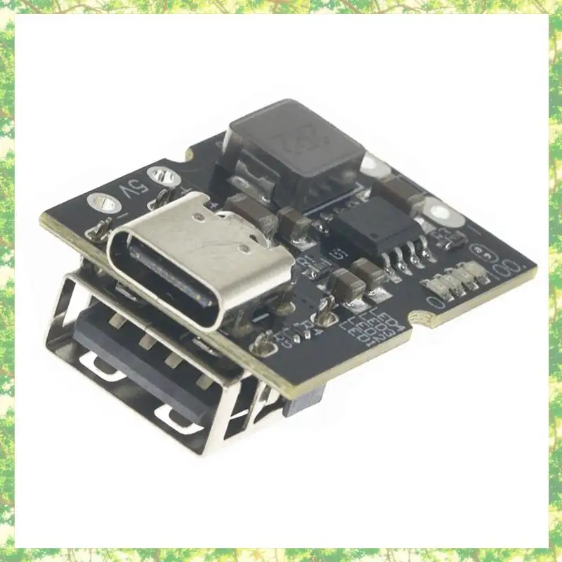 الذكية-Type-C USB 5 فولت 2A دفعة محول خطوة المتابعة وحدة الطاقة بطارية ليثيوم شحن لوح حماية شاحن ذاتي الصنع دائم مع ث