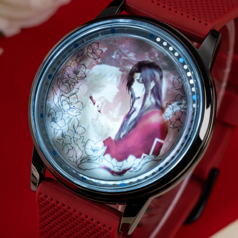 Heaven Official's Blessing Hua Cheng Xie Lian Anime LED Watch Action figure For Girl Gift