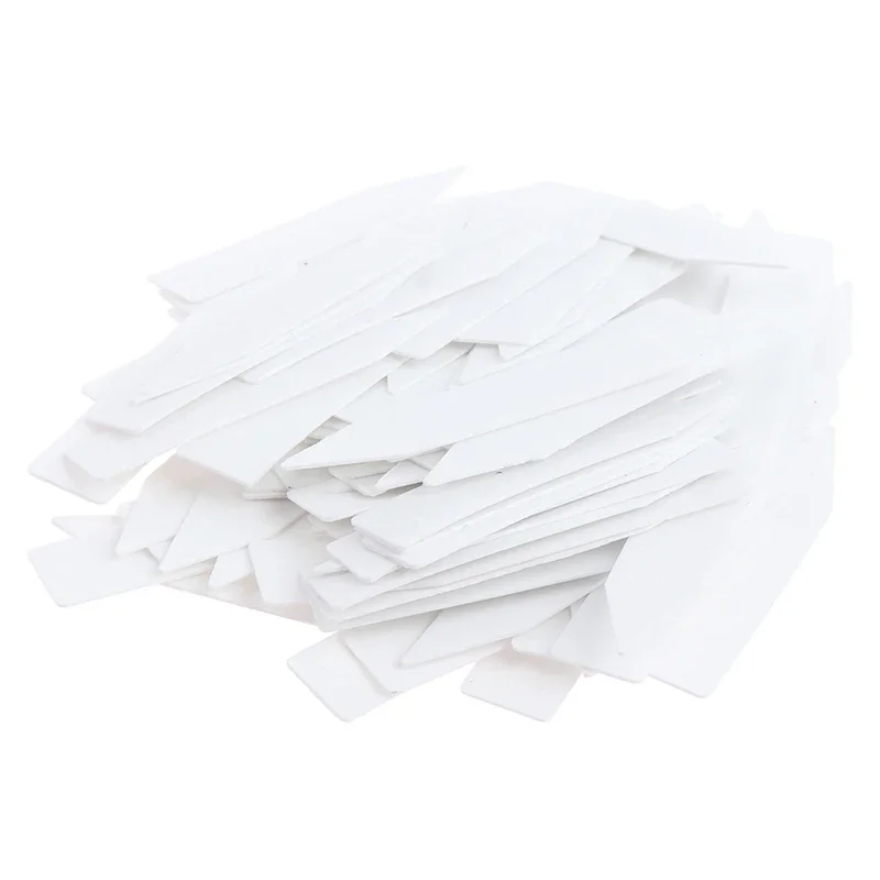 100pc 5x1cm Multicolor Plastic Plant Labels Indoor Bonsai Name Tags Garden Ornaments Markers for Easy Identification