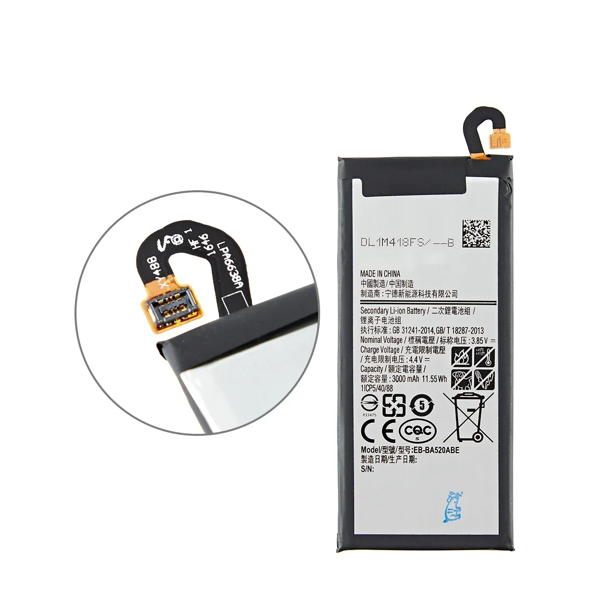 Brand New EB-BA520ABE 3000mAh Battery For Samsung Galaxy A5 2017 Edition A520 SM-A520F A520K A520L A520S A520W/DS +Tools