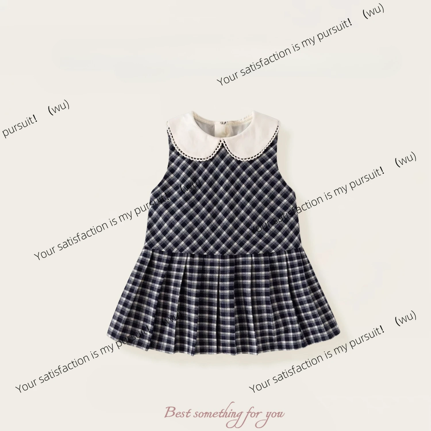 Vestido de otoño para niña, nuevo vestido de princesa tejido de estilo extranjero, cárdigan, conjunto de dos piezas
