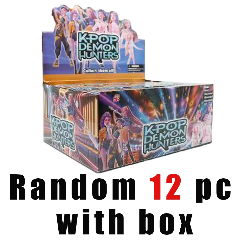 Anime Kpop Demon Hunt caja ciega serie figura tigre estatuilla juguete decoración de escritorio estatuas ornamento Halloween Navidad regalo para niños