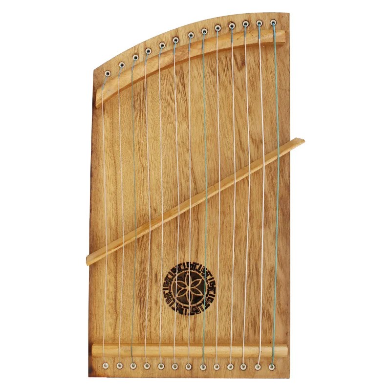 

Hooqu Factory Wholesales Small Mini Guzheng 14 Strings Portable Miniature Practice Beginner Guzheng