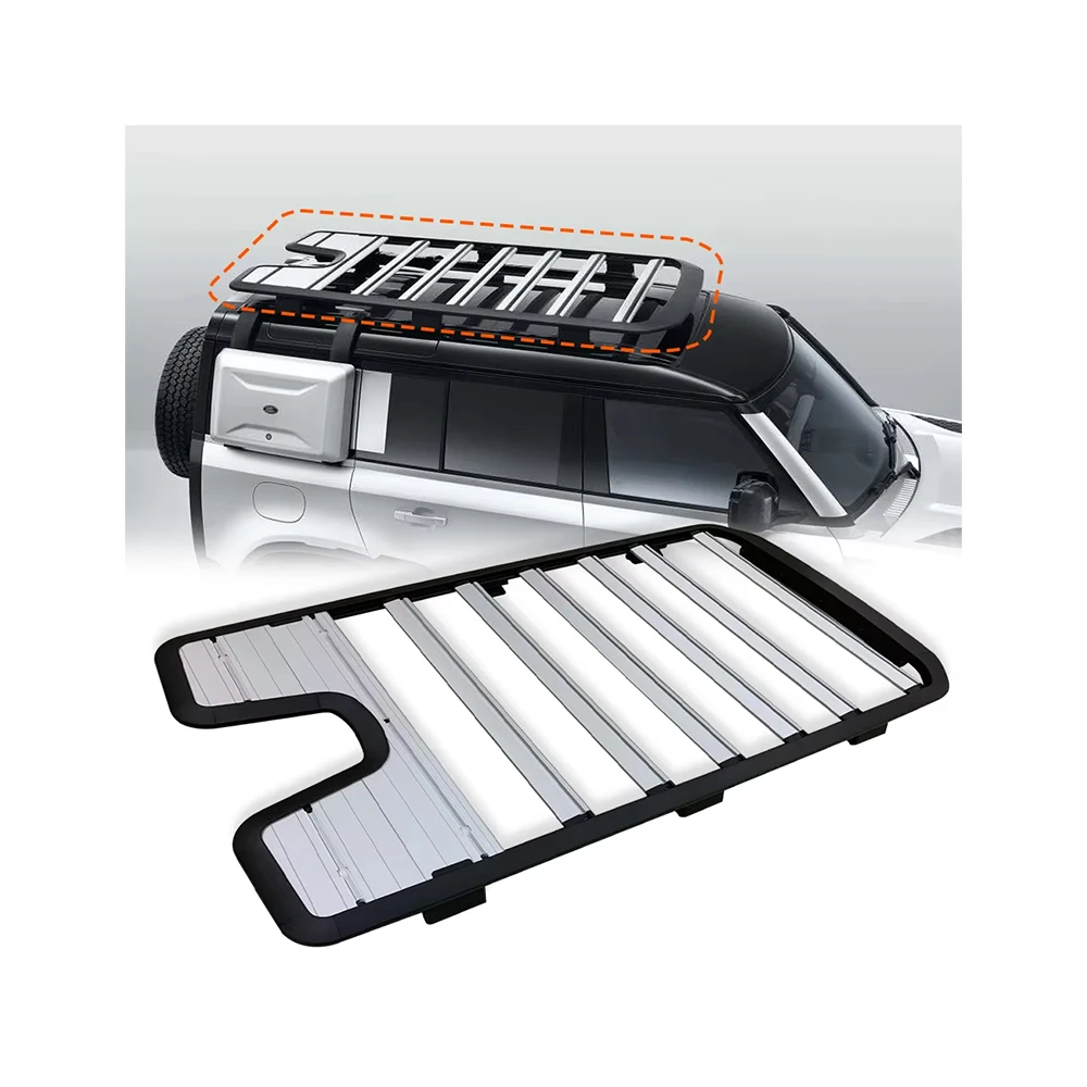 

Car Roof Ladder Roof Rack 4X4 Aluminum Roof Rack for Land Rover Defender 90 110 L663